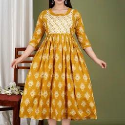 MURLI KURTI Printed Anarkali Maternity Dress-picture-38