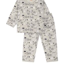toyific Unisex Kids Pure Cotton Full Sleeves Printed Night Suit, Sleepsuit for Kids-image-8