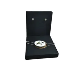 Gojeeva Black & White Textured Wooden Square Shaped Wall Lamp image 5