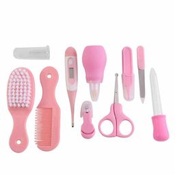 Syga Grooming Kit With Thermometer Pack of 10 - Pink-13