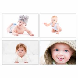 WENS HD Digital Baby Posters Pack of 4 - Multicolour-picture-22