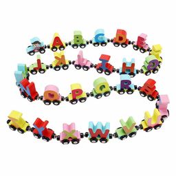 Yamama Wooden Magnetic Alphabet Train - Multicolour-19