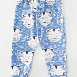 Kookie Kids Full Length Lounge Pants Tiger Print - Blue-picture-40