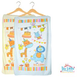 The Little Lookers 100% Cotton Printed Towel Pack of 2 - Blue White ( Print May Vary )-picture-22