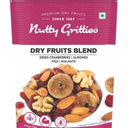 Nutty Gritties Dry Fruits Blend California Almonds Walnuts Figs and Cranberries - 200 g-image-5