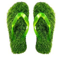 ADJ Men Green Rubber Flip Flops-image-90