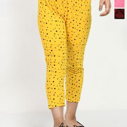 BAESD Girls Pack of 3 Slim Fit Printed Cotton Capris-image-95
