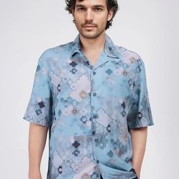 RARE RABBIT Men Comfort Opaque Printed Casual Shirt-picture-45