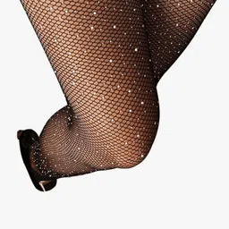 HOT BEES Self Design Sheer Pantyhose Stockings-image-44