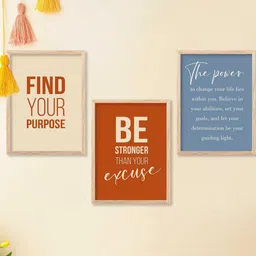 Motivational Wall Art With Frame Home Decor Wall Painting For Living Room Office Bedroom-image-85