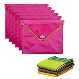 Kuber Industries Pink Set of 6 Regular Multi-Utility Organisers-33