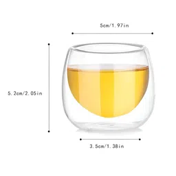 We3 Transparent Solid Glass Glossy Cups Set of Cups and Mugs image 5