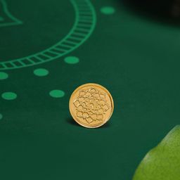 Mia by Tanishq 22KT Gold Lotus Gold Coin 1 GM-image-13