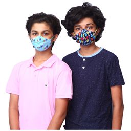 Nirvana Being Disney Monster & Nemo N95 Face Masks -Pack Of 2 (Small) image 2