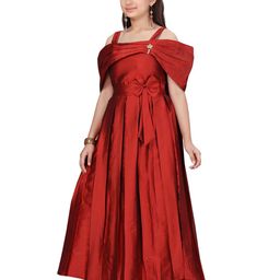 BAESD Print Cold-Shoulder Maxi Dress-picture-35