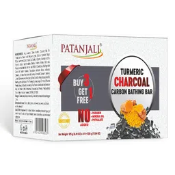 Patanjali Turmeric Charcoal Carbon Bathing Soap Combo - 125g Each - Buy 3 Get 1 Free-27
