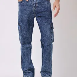 ZAYSH Men Regular Fit Mid-Rise Heavy Fade Jeans-picture-10