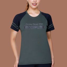 White Moon Women Sports Printed T-shirt-image-61