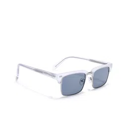 Voyage Unisex Grey Lens & Steel-Toned Square Sunglasses-image-94