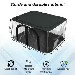 Kuber Industries Navy Blue Set of 6 Regular Drawer Organiser Organisers image 4