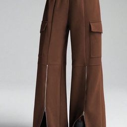 SAAHASAM Women Relaxed Mid-Rise Loose Fit Easy Wash Parachute Trousers-image-91