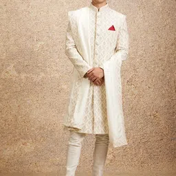 Twamev Embroidered Sherwani Set-picture-25