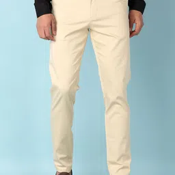 V-Mart Men Slim Fit Chinos Trousers-image-88