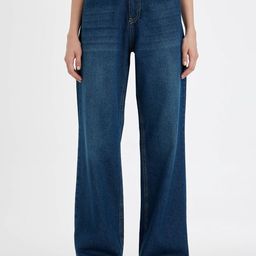 DeFacto Women Solid Cotton Mid-Rise Regular Fit Trouser-image-58