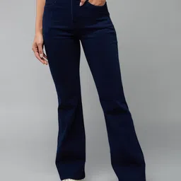 DOLCE CRUDO Frosty Pop Women Bootcut High-Rise Stretchable Jeans-image-64