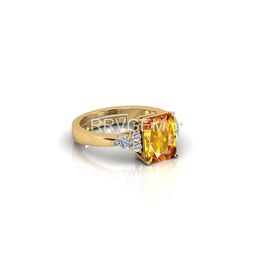 RRVGEM 7.25 Ratti Citrine Ring-image-0