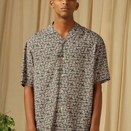 4 TRIPLE O FIVE O BY MUFTI Men Relaxed Fit Floral Printed Cuban Collar Casual Shirt-image-82