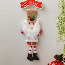 eCraftIndia Red Santa Claus Merry Christmas Wall Hanging-image-48
