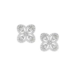 Sparkles Lab Grown Diamond 0.9 Carat Round Halo Earrings for Women-25