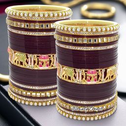 BeautyTrends Set Of 58 Embellished Bangles-image-22
