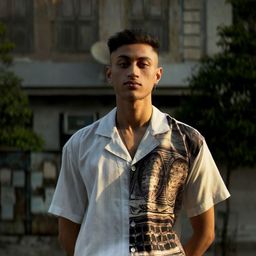 Big Bunny Men Custom Opaque Printed Casual Shirt-image-59