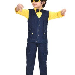 DOTSON Boys Long Sleeves Shirt With Trousers & Waistcoat-picture-37