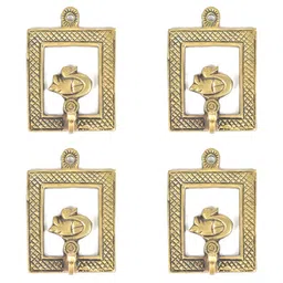 IndianShelf 4 Piece Brass Duck Cloth Hangers Key Hooks-image-89