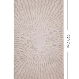 Sapana Carpet-Mats Beige Abstract No Shredding Polyester Carpet image 3