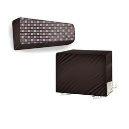 The Furnishing Tree Split AC Cover set of Indoor and Outdoor Unit used for 1 Ton Daikin MTKM35 Bask-image-90