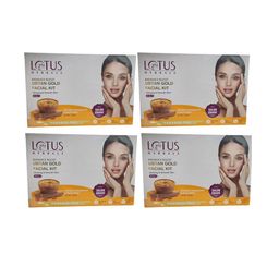 Lotus Herbals Radiance Boost Set Of 4 Ubtan Gold Facial Kit - 47g Each-23