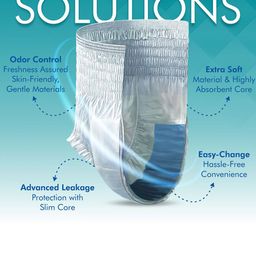 Not Out Set Of 3 3D Core Technology Adult Diapers - 10 Pieces Each - L image 5