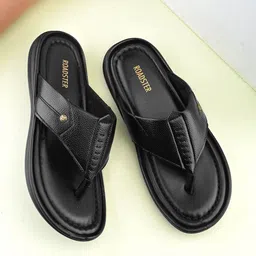The Roadster Lifestyle Co Men T-Strap Comfort Sandals-picture-38