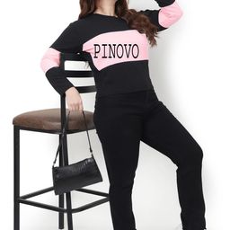 PINOVO Women Colourblocked Pure Cotton T-shirt-picture-37
