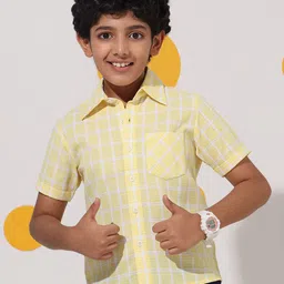 Cherry & Jerry Boys Classic Checked Casual Shirt-image-87