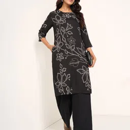 RANGMANCH BY PANTALOONS Women Floral Printed Daily A-Line Kurta-image-59