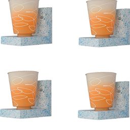 SOMIL Yellow Glass Cylinder Printed Wall Lamps-image-25