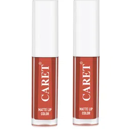 CARET ORGANIC Set Of 2 Super-Pigmented Liquid Matte Lipsticks - 2 ml Each -6-58