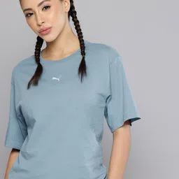 Puma Relaxed Fit Brand Logo Embroidered T-shirt-picture-6