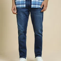 Allen Solly Men Slim Fit Light Fade Mid-Rise Cotton Jeans-image-81