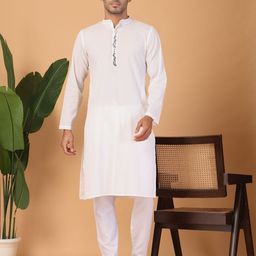 JAPER KURTI Men Thread Work Kurta-image-51